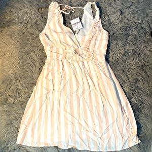 NWT Forever 21 Summer dress white/ pink stripes S (2 for $15)